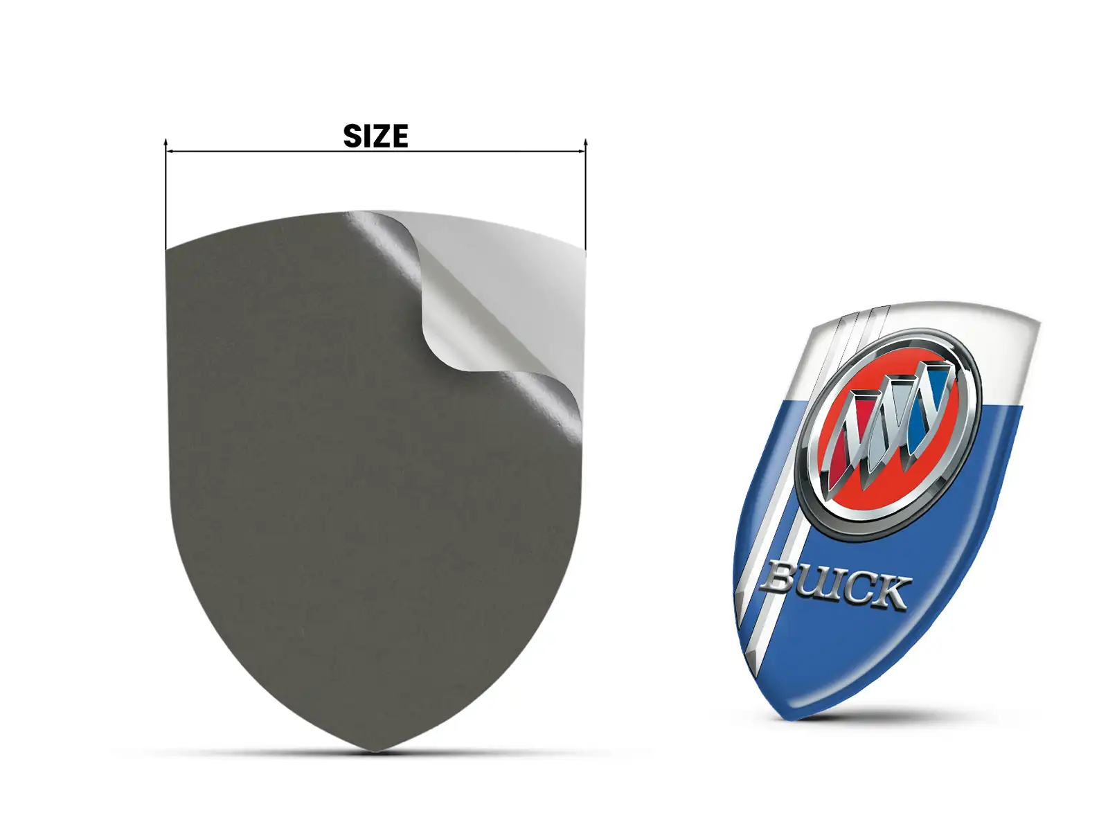 Buick Emblemas Auto Personalizados Estilo Máximo Duradero